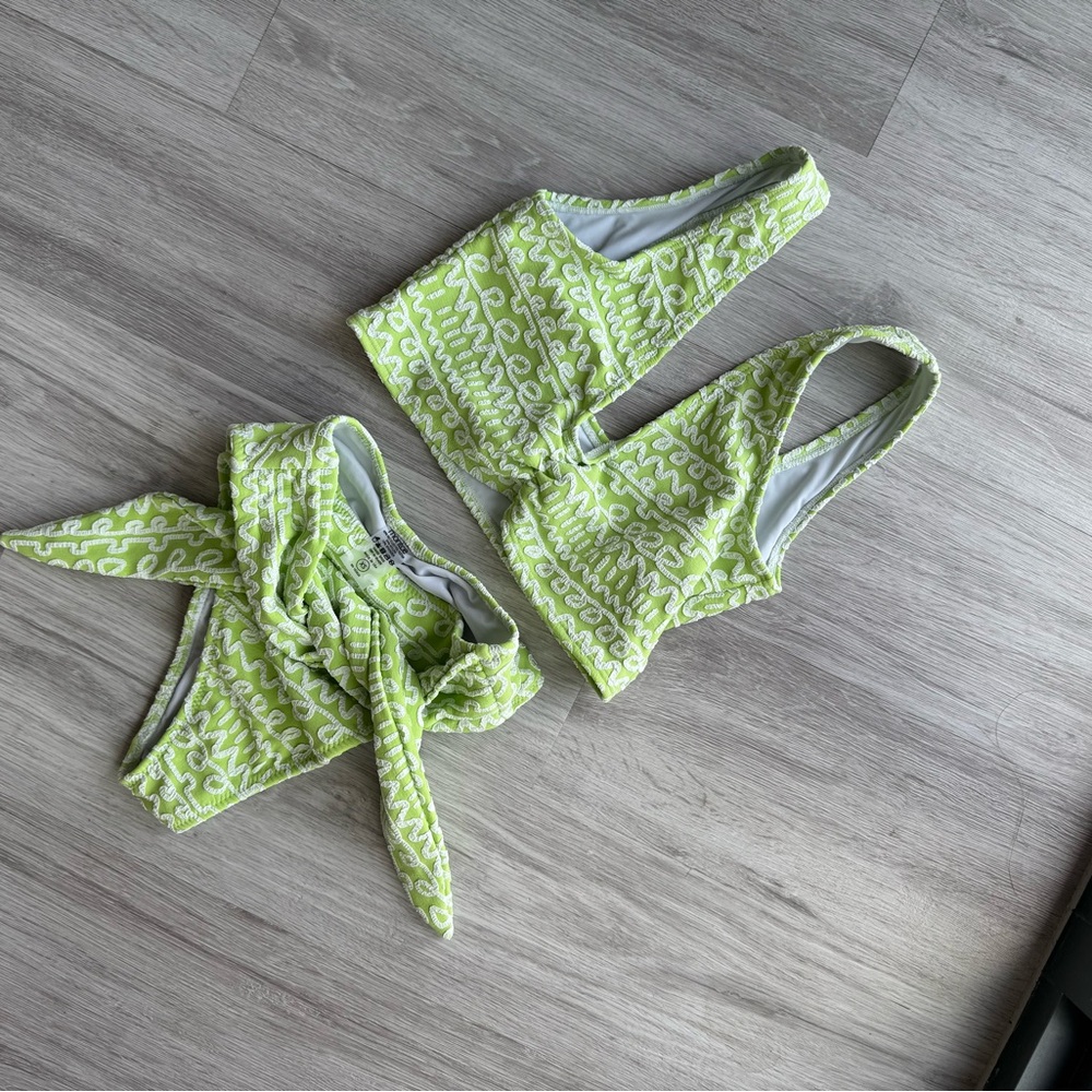 XS Montce Lime Icing Bikini Set NWOT